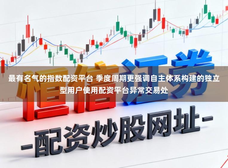 最有名气的指数配资平台 季度周期更强调自主体系构建的独立型用户使用配资平台异常交易处